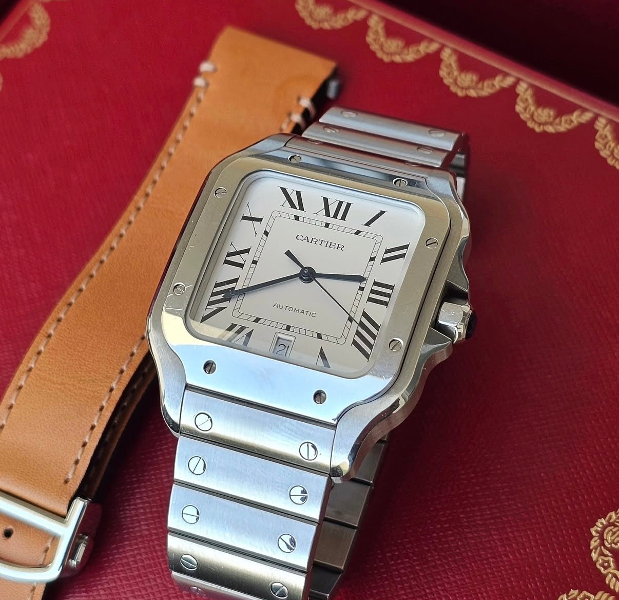 Relógio Santos de Cartier- Modelo Grande