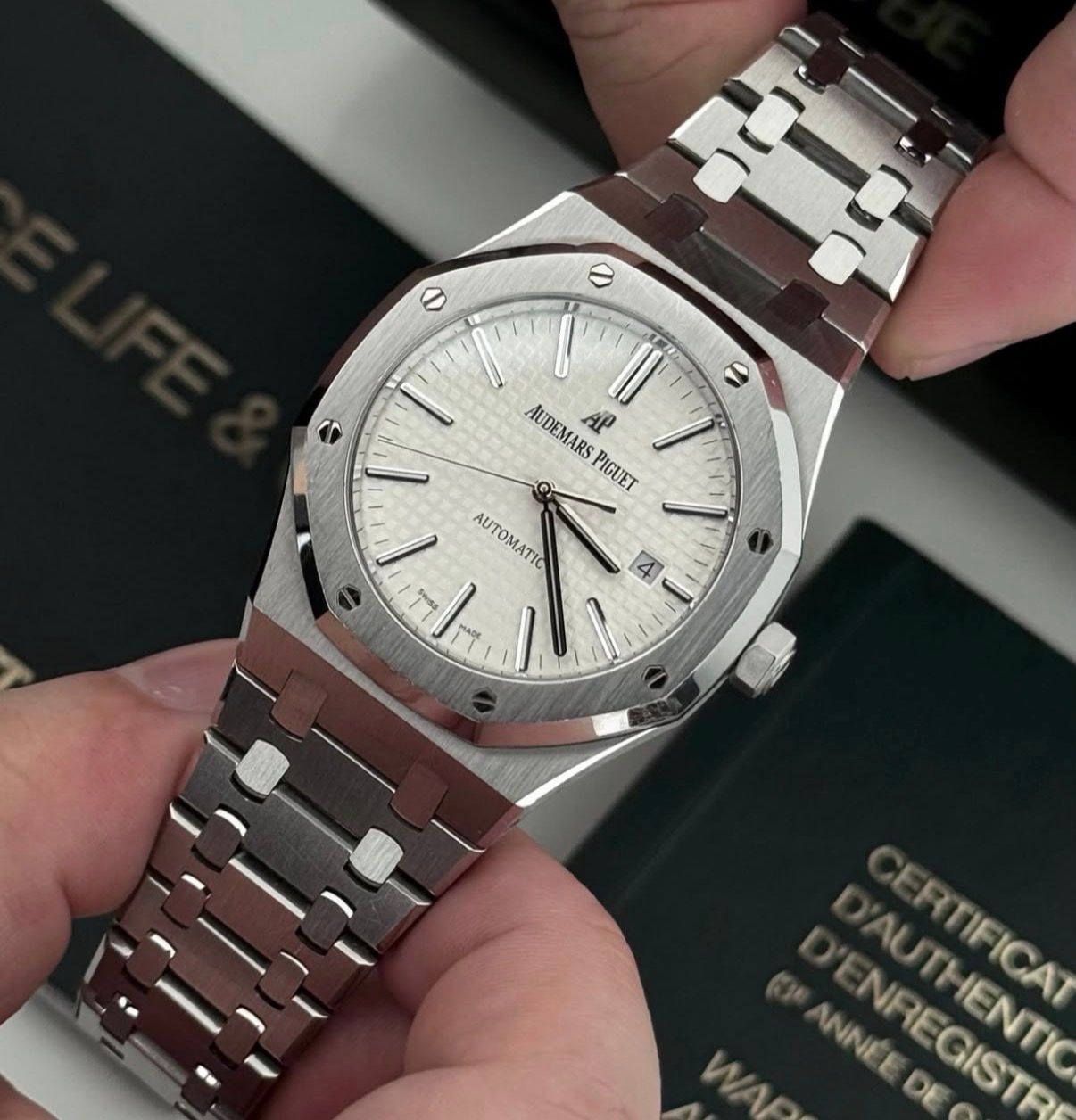 Audemars Piguet Royal Oak White Dial