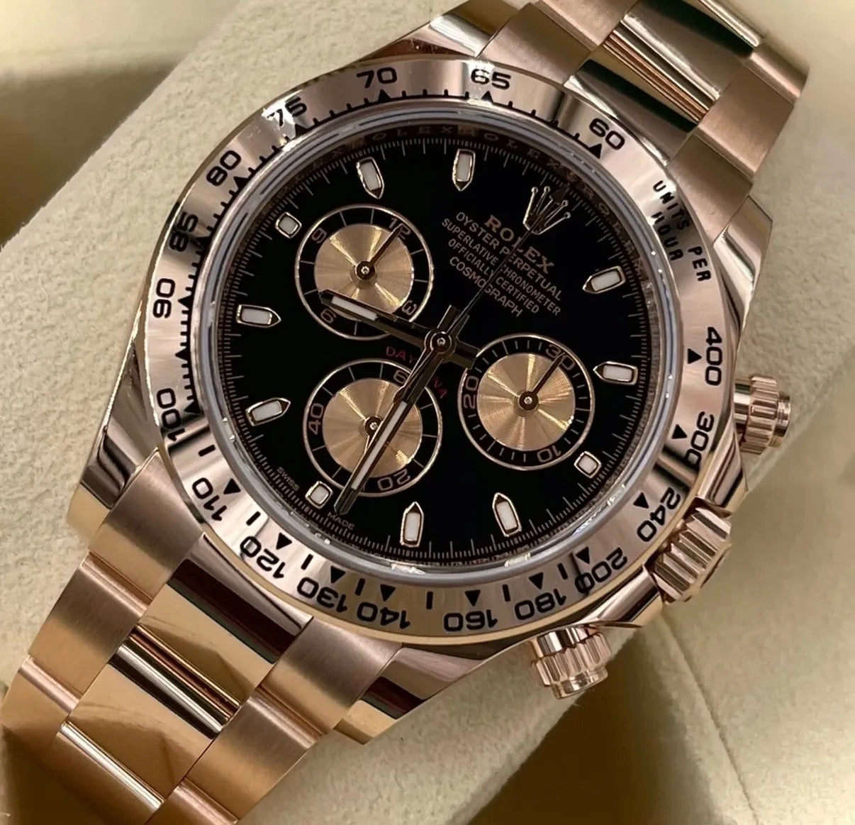 Rolex Cosmograph Daytona Ouro Everose 18 Kt