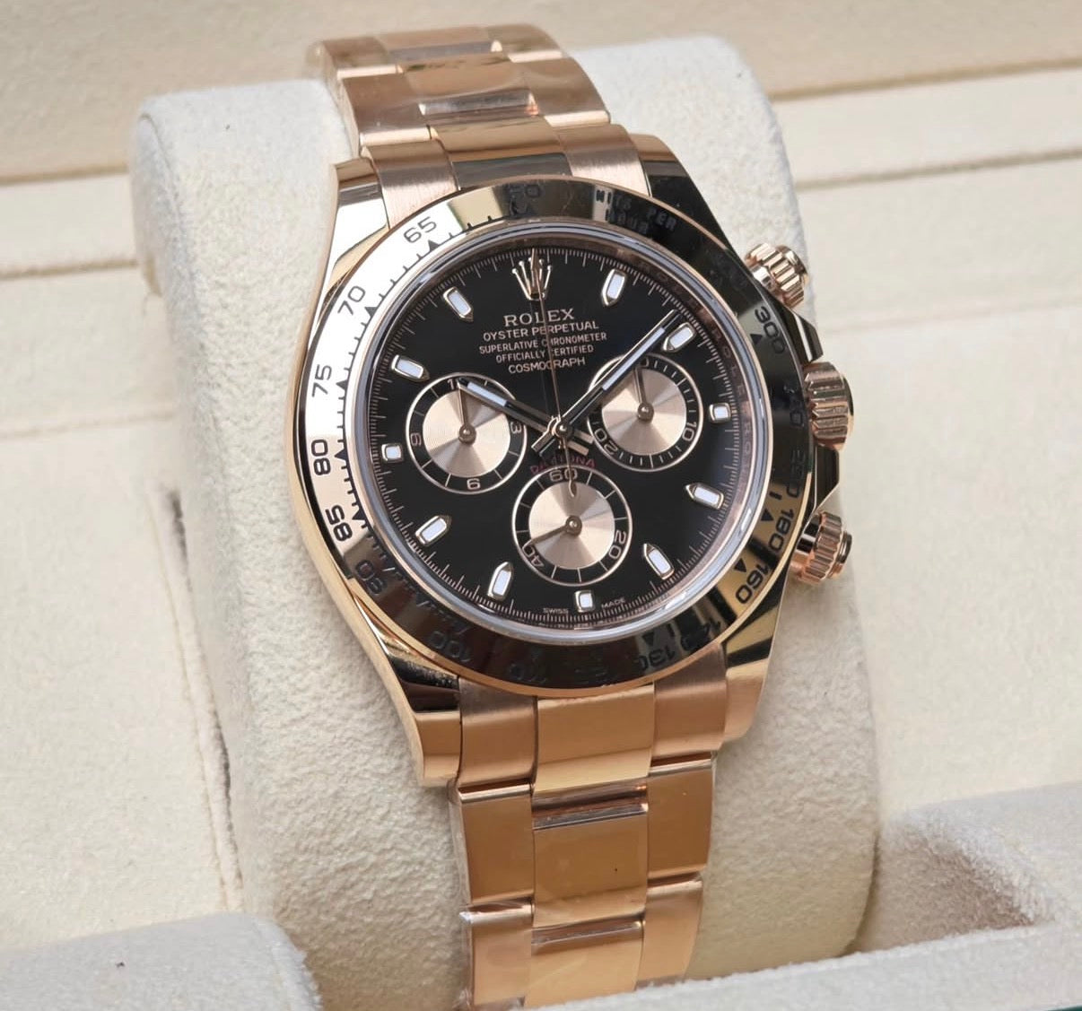 Rolex Cosmograph Daytona Ouro Everose 18 Kt