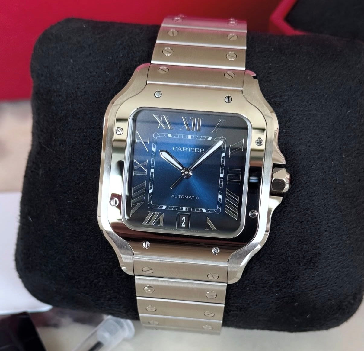 Relógio Santos de Cartier- Modelo Grande