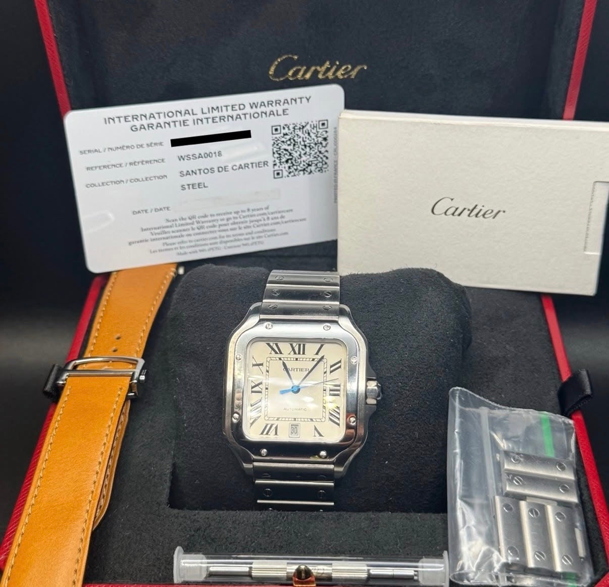 Relógio Santos de Cartier- Modelo Grande