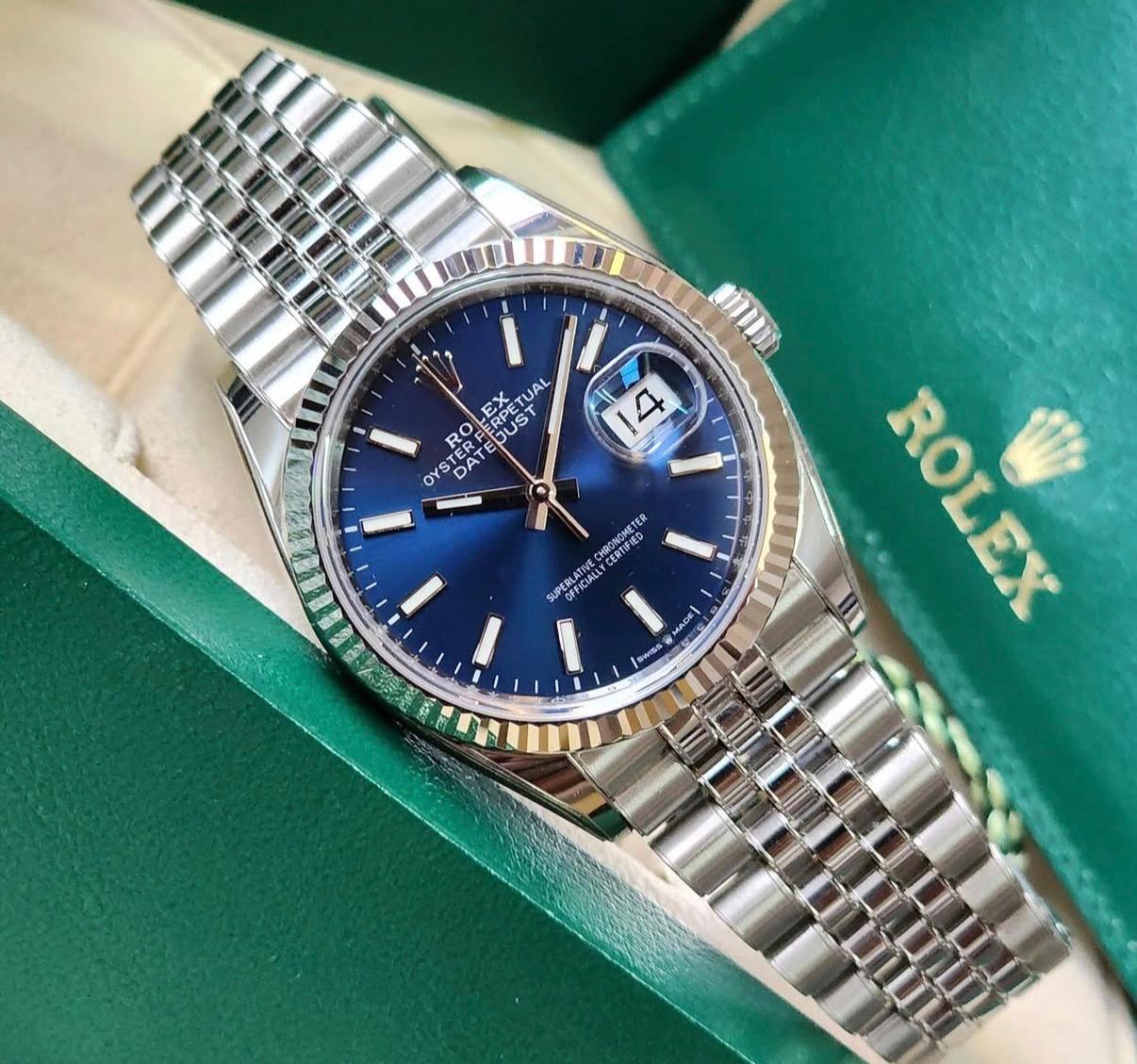 Rolex Datejust 36mm Blue Dial