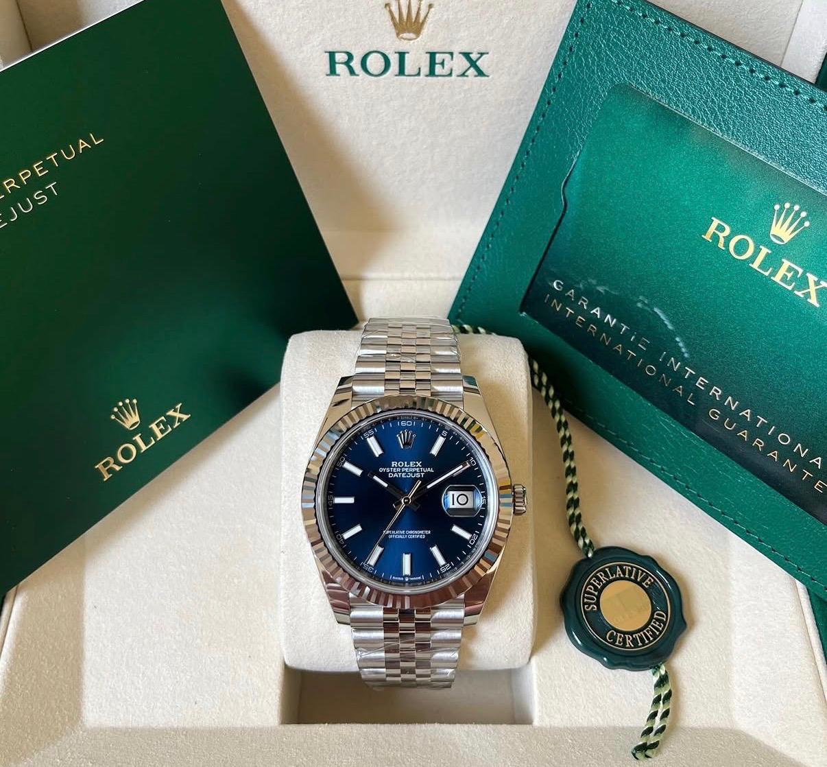 Rolex Datejust 36mm Blue Dial